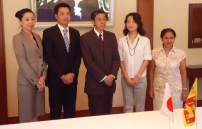 group photo at singing ceremony