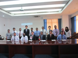 Participants at the ceremony