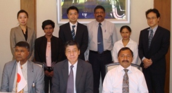 Group Phptp of participants at the signing ceremony